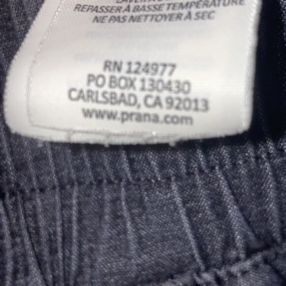 Prana Mantra Women's Gray Hemp Cotton Jogger Pants Large Elastic Waist Comfort - Picture 8 of 8